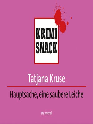 cover image of Hauptsache eine saubere Leiche (eBook)
